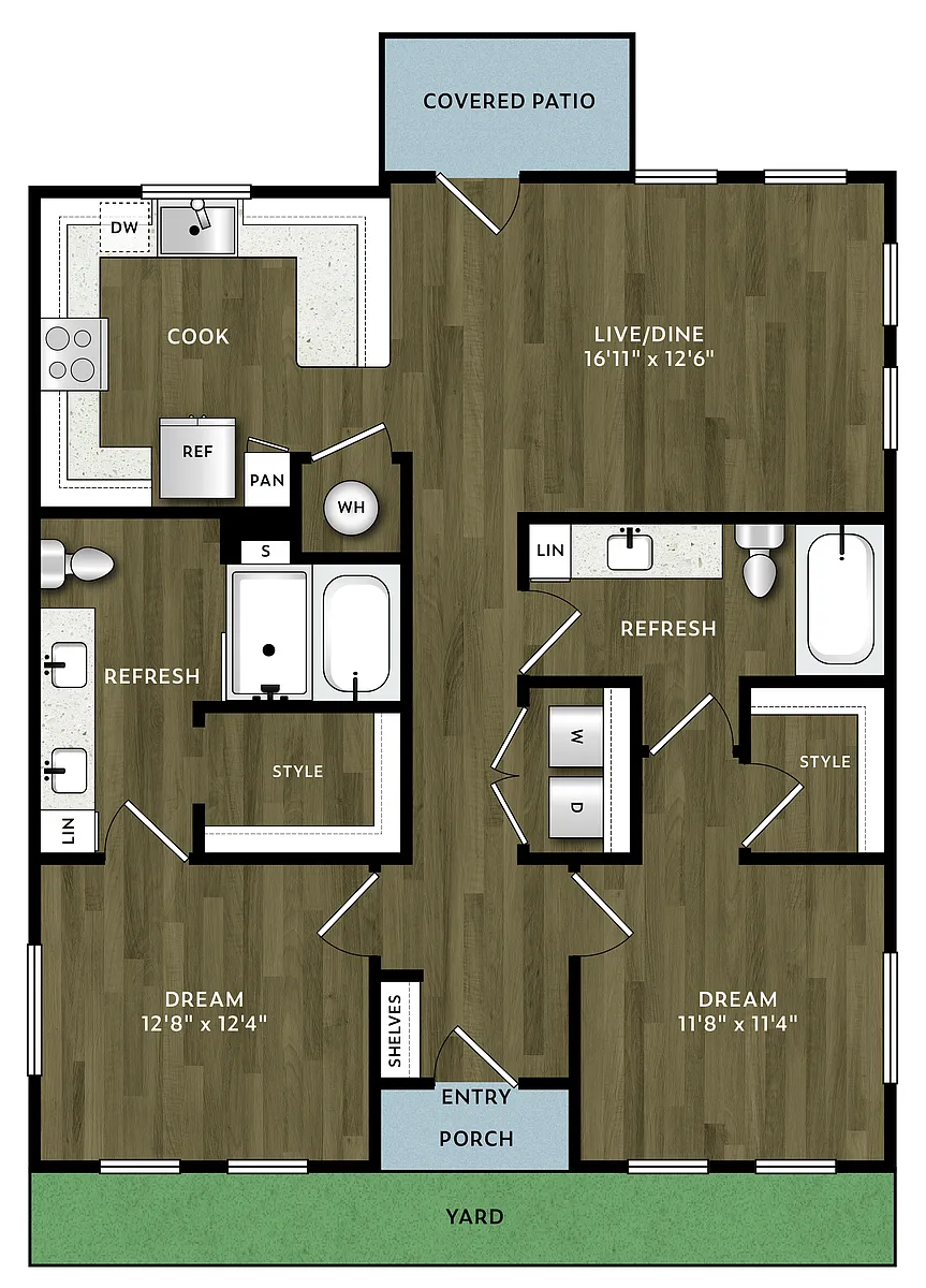 Floor plan B1H