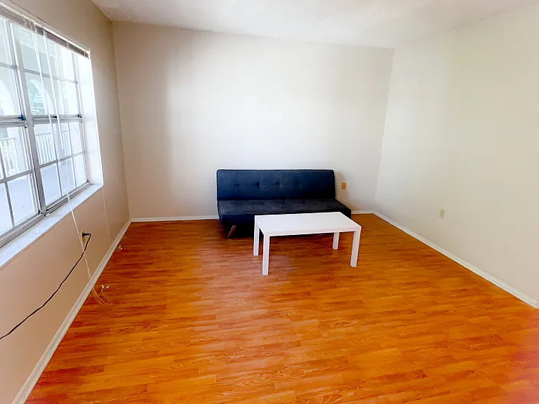 Unit is unfurnished and photos are staged. Furniture not included.