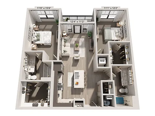 Floor plan B3