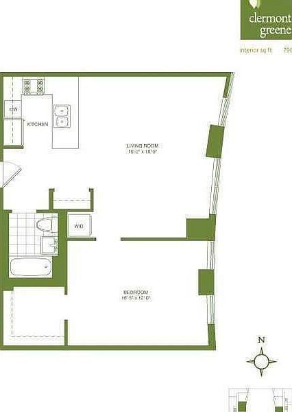2nd image of 174 Vanderbilt Ave APT 510