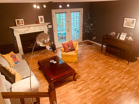 View living room from stairs