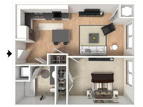 Floor plan Diamond Lux