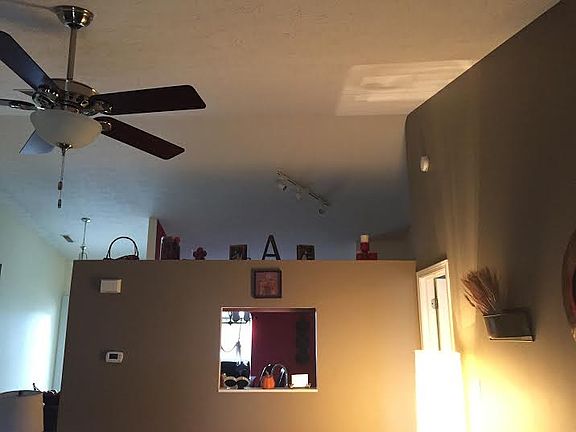 vaulted ceiling/new fan