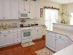 Gas range in Kitchen