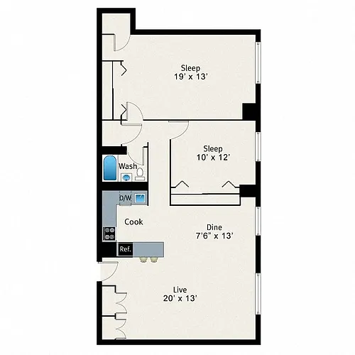 Floor plan B8