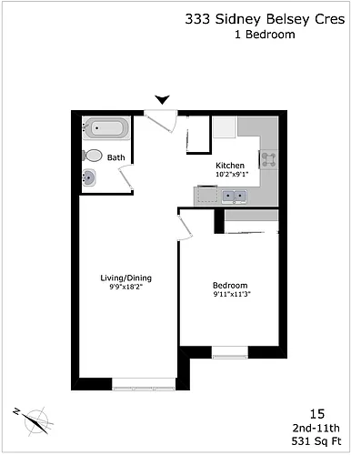 Floor plan 50123A-1115