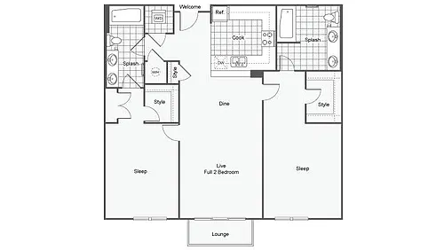 Floor plan The Forsyth I