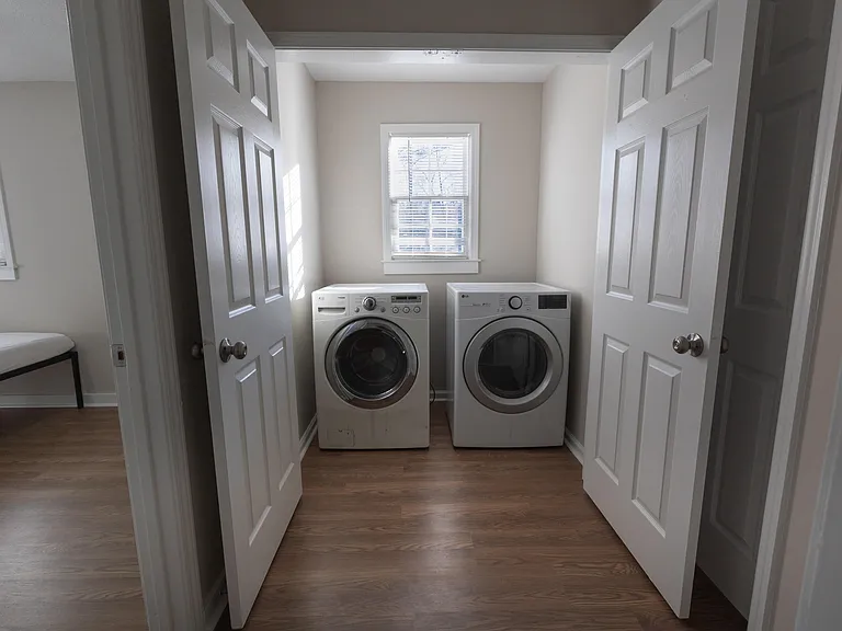 In-house laundry.
