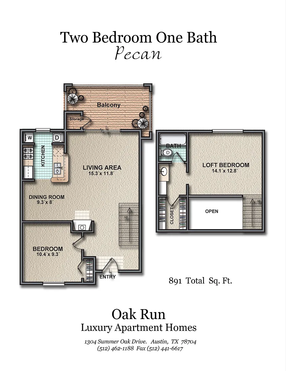 Floor plan Pecan