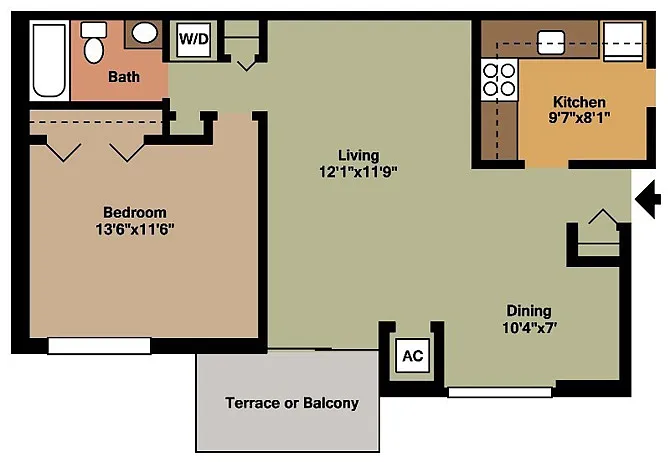 Floor plan Style A