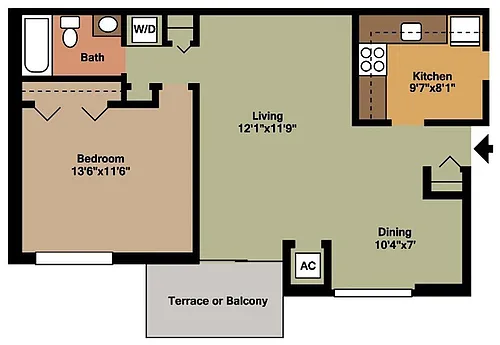 Floor plan Style A