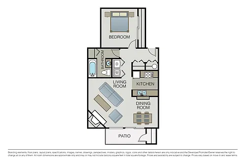 Floor plan Plan 1A