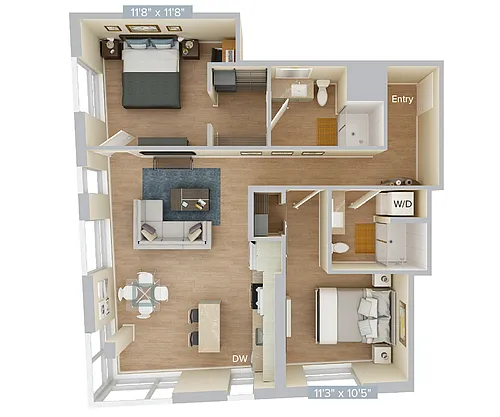 Floor plan B2-1072