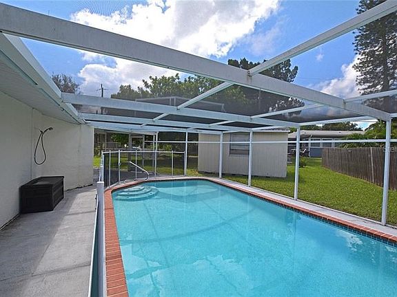 Deep saltwater pool.