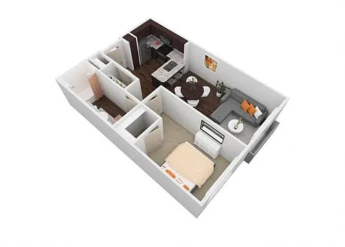 Floor plan VU - 1X1A