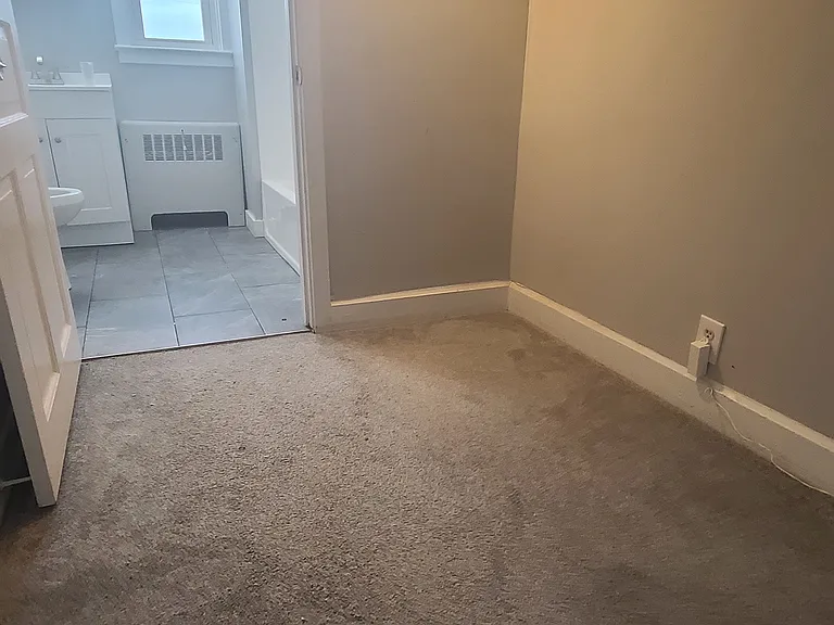 Bonus room outside of bathroom - great for closet area