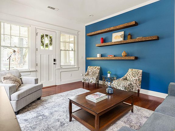 Spacious living room with abundant natural light