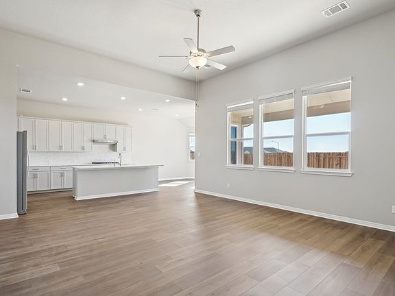 Kitchen, Great Room, and Dining Room