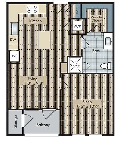 Floor plan A1H