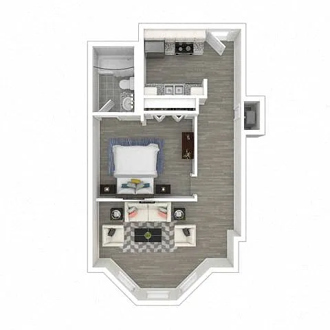 Floor plan Gayoso House - gh-S1B