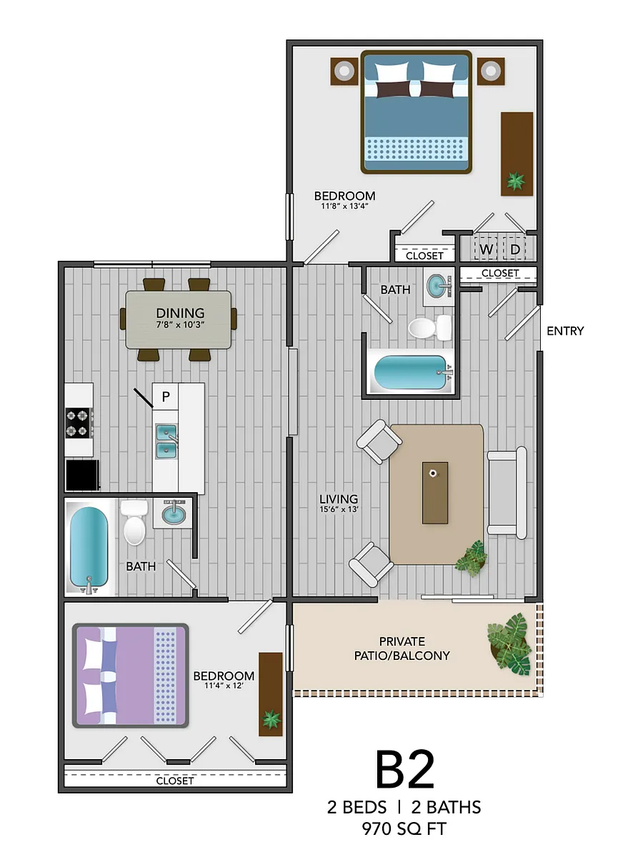Floor plan B2