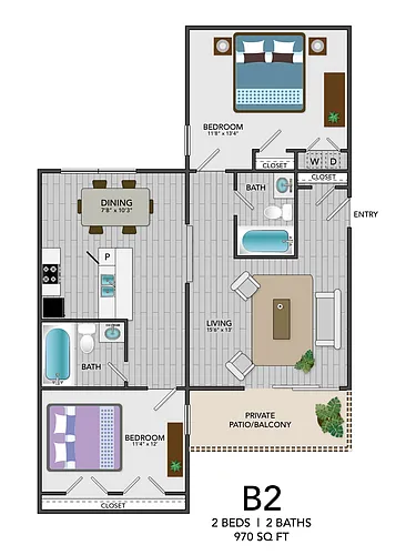 Floor plan B2