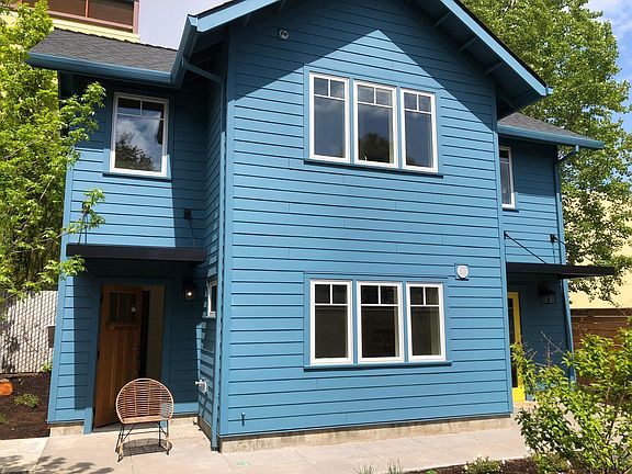 South facing, main entry and kitchen door