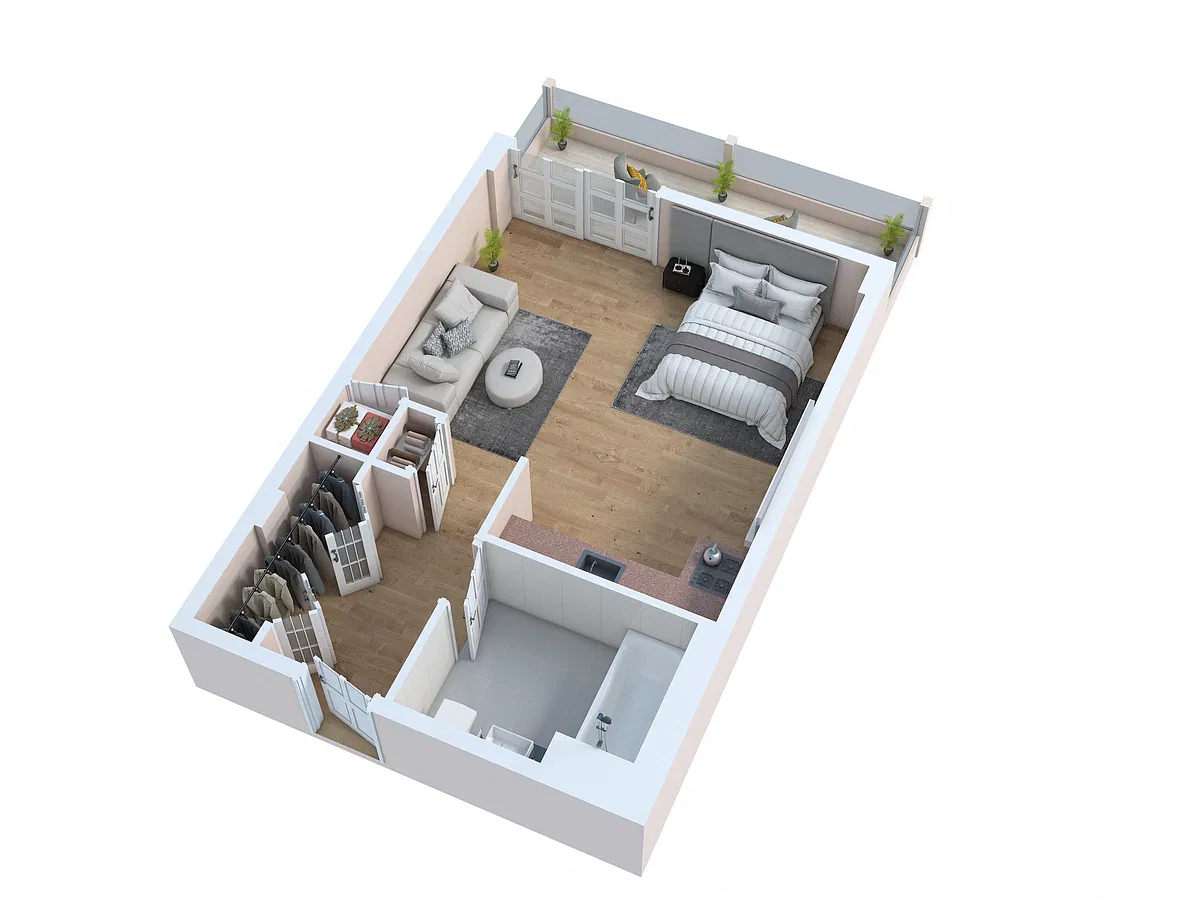Floor plan Studio