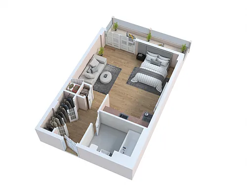 Floor plan Studio