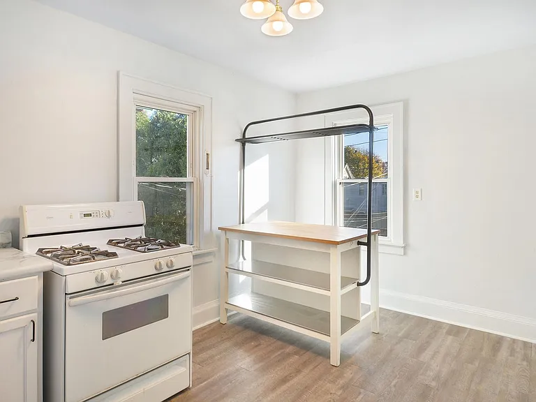 Abundant natural light with a versatile movable island.