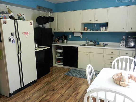 Spacious kitchen with beautiful new flooring