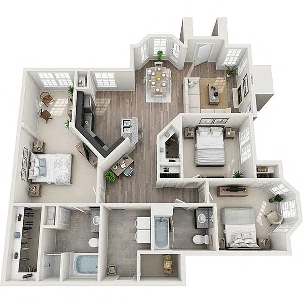 Floor plan Harwick