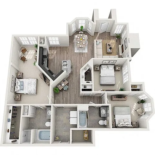 Floor plan Harwick
