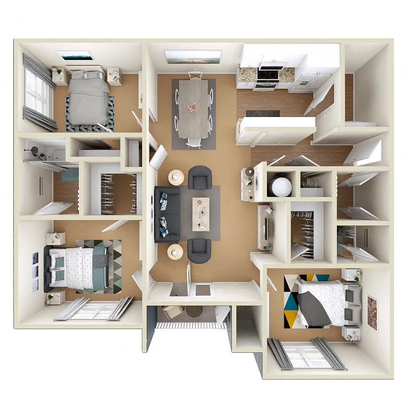 Floor plan 3 Bedroom