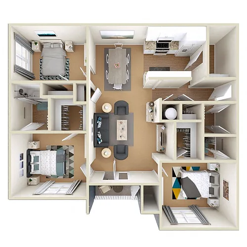 Floor plan 3 Bedroom