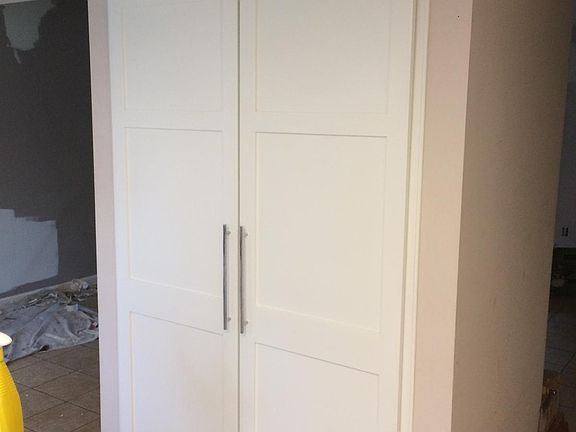 Double door pantry