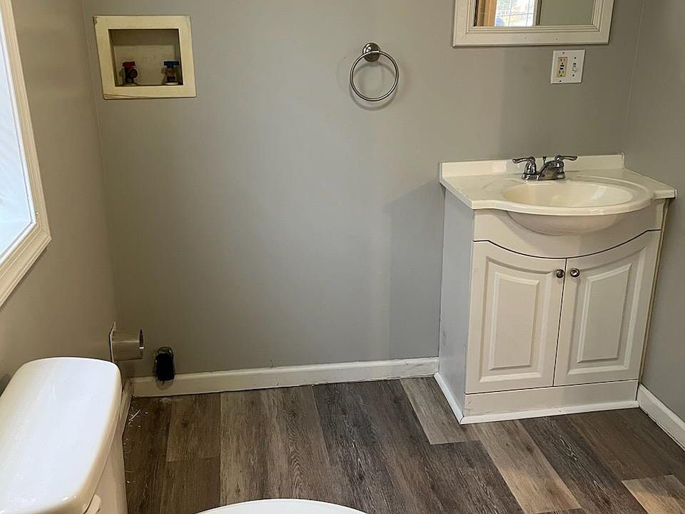 Bathroom with laundry hook-up
