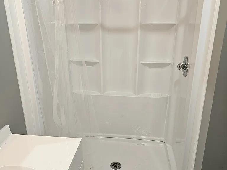New shower