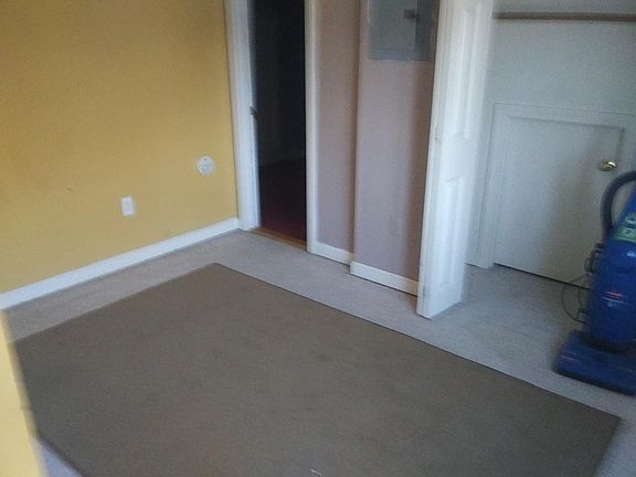 Bedroom and closet. Bedroom will be painted before move in and carpets cleaned.