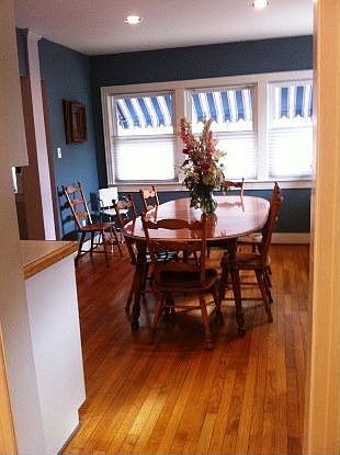 Dining room from kitchen