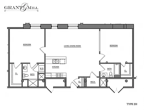 Floor plan 2H