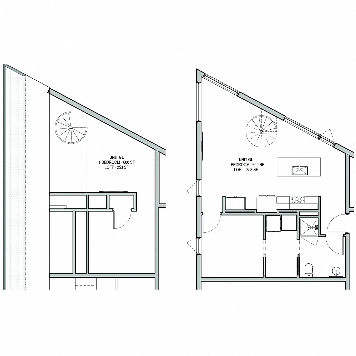 Floor plan The Wander Loft