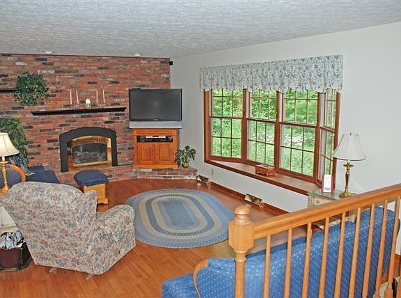 Family room is open to kitchen.