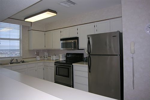 Kitchen has new stainless appliances