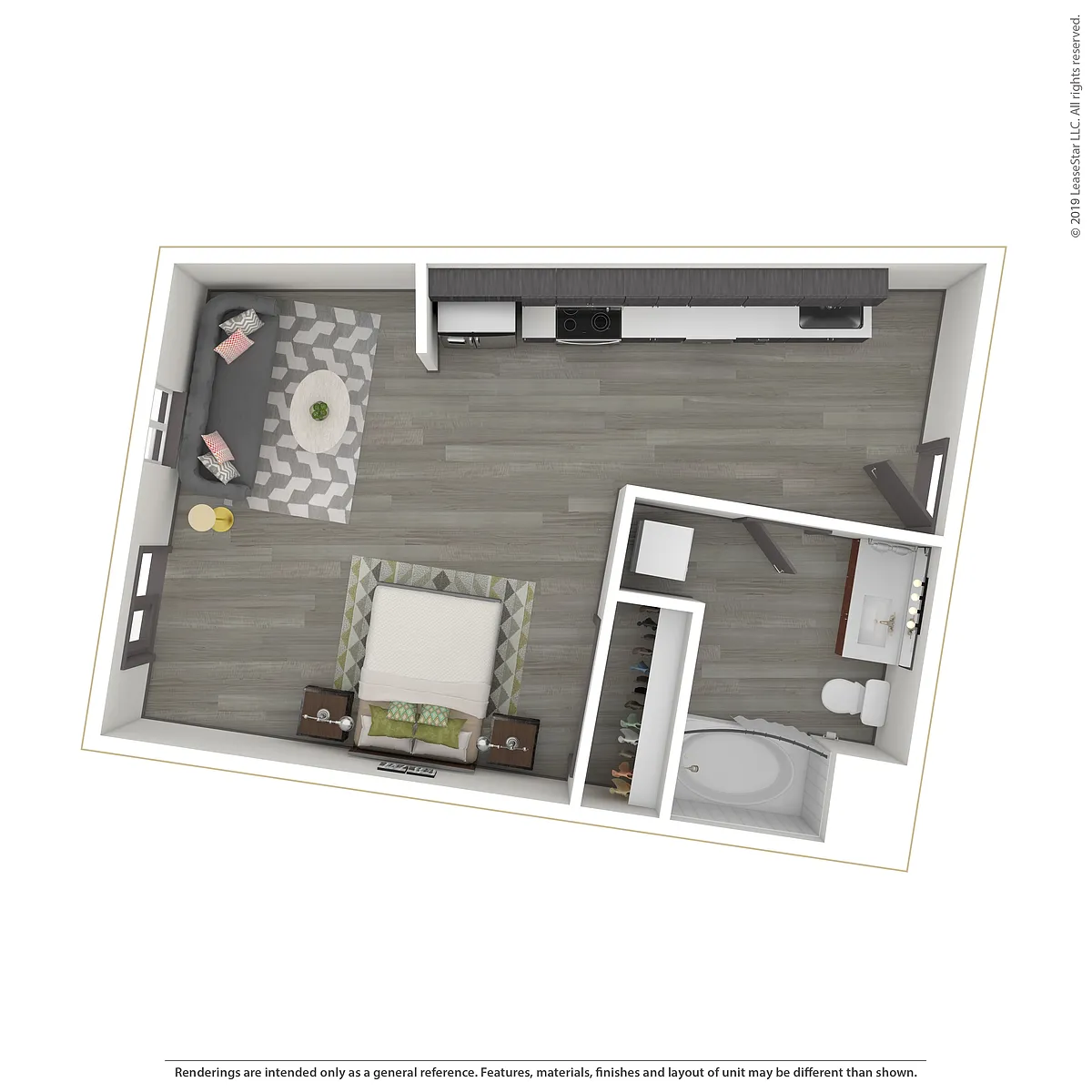 Floor plan Landing B