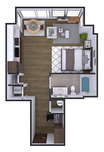 Floor plan Studio- F