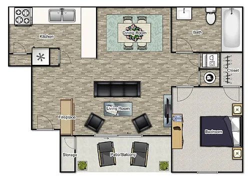 Floor plan Magnolias