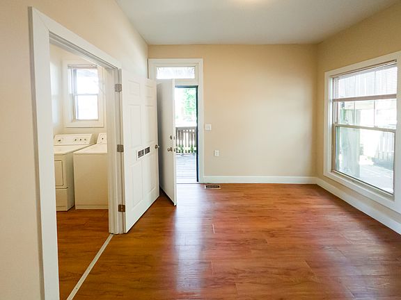 Back den- washer and dryer included