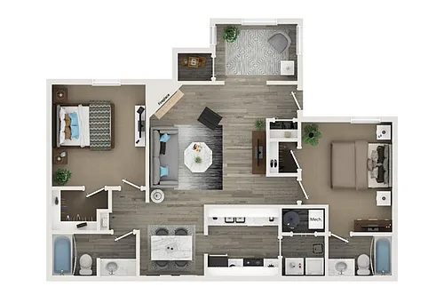 Floor plan B3
