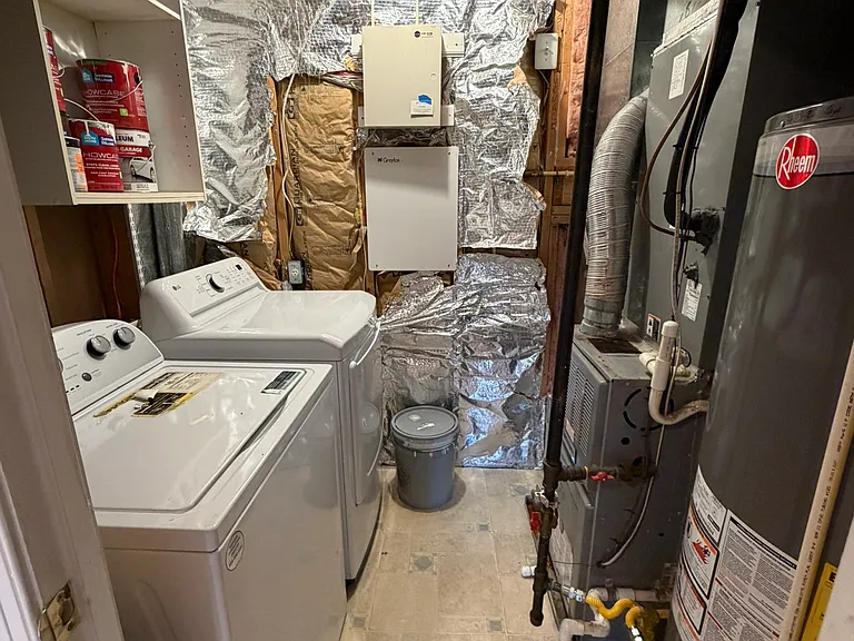 Laundry room off of the family room
